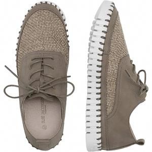 NEW ILSE JACOBSEN women tulip4095 tie sneaker in taupe